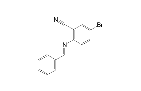 (E)-2-(Benzylideneamino)-5-bromobenzonitrile