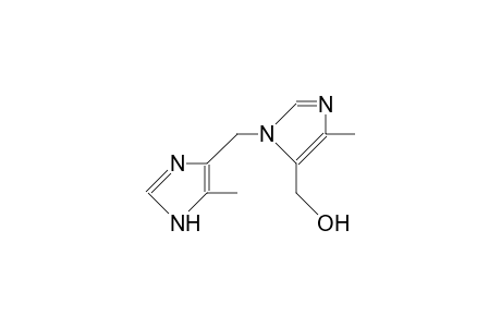 1-[(4-Methyl-5-imidazolyl)-methyl]-4-methyl-5-(hydroxymethyl)-imidazol