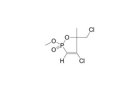 2-OXO-2-METHOXY-4-CHLORO-5-CHLOROMETHYL-5-METHYL-1,2-OXAPHOSPHOL-3-ENE