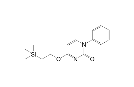 1-PHENYL-4-(2-TRIMETHYLSILYLETHOXY)-PYRIMIDIN-2(1H)-ONE