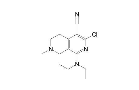 3-Chloro-1-diethylamino-7-methyl-5,6,7,8-tetrahydro-[2,7]naphthyridine-4-carbonitrile