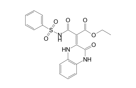 Ethyl 3-Oxo-2-[3-oxo-3,4-dihydro-2(1H)-quinoxalinylidene]-3-[(phenylsulfonyl)amino]propanoate