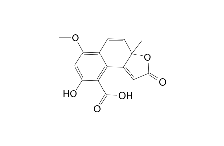 Rac-8-Hydroxy-6-methoxy-3a-methyl-2-oxo-2,3a-dihydronaphtho-[2,1-b]furan-9-carboxylic Acid