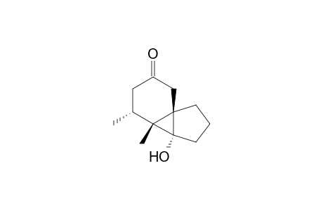 (1R*,5.alpha.,6.beta.,7.alpha.)-5-hydroxy-6,7-dimethyl-tricyclo(4.4.0.0(1,5))decan-9-one