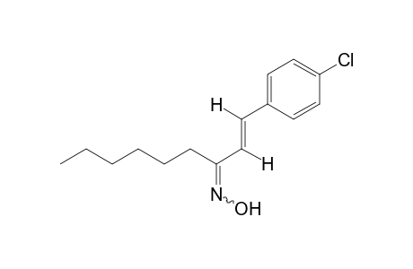 (E)-1-(p-chlorophenyl)-1-nonen-3-one, oxime