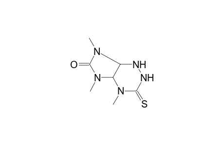 4,5,7-trimethyl-3-thioxooctahydro-6H-imidazo[4,5-e][1,2,4]triazin-6-one