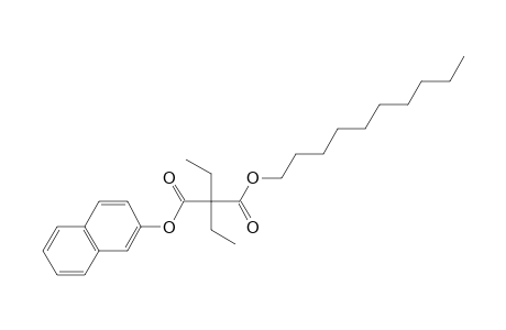 Diethylmalonic acid, decyl 2-naphthyl ester