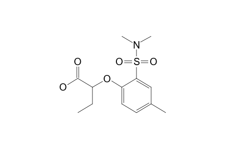 2-{[2-(dimethylsulfamoyl)-p-tolyl]oxy}butyric acid