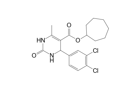 Cycloheptyl 4-(3,4-dichlorophenyl)-3,4-dihydro-6-methyl-2(1H)-oxopyrimidine-5-carboxylate