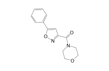 4-[(5-Phenyl-1,2-oxazol-3-yl)carbonyl]morpholine