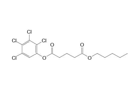 Glutaric acid, pentyl 2,3,4,5-tetrachlorophenyl ester