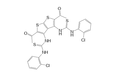 1,1'-(2,5-diacetylthieno[2,3-b]thiophene-3,4-diyl)-bis[3-(o-chlorophenyl)-2-thiourea]