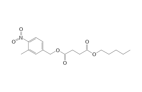 Succinic acid, 3-methyl-4-nitrobenzyl pentyl ester