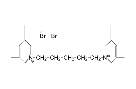 1,1'-pentamethylenebis[3,5-dimethylpyridinium] dibromide