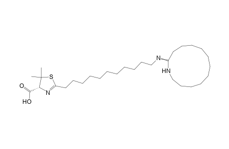 (R)-2-[11-(Azacyclotridecane-2-ylideneamino)-undecyl]-5,5-dimethyl-4,5-dihydro-1,3-thiazole-4-carboxylic acid