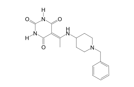 5-{1-[(1-benzyl-4-piperidinyl)amino]ethylidene}-2,4,6(1H,3H,5H)-pyrimidinetrione