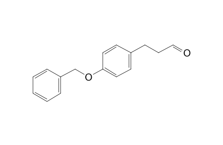 Propanal, 3-(4-benzyloxyphenyl)-