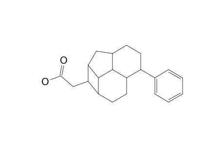 1H-Cyclobut[bc]acenaphthylene-1-acetic acid, dodecahydro-5-phenyl-, (1.alpha.,1a.alpha.,2a.beta.,5.alpha.,5a.alpha.,7a.alpha.,7b.alpha.,7 c.alpha.)-(.+-.)-