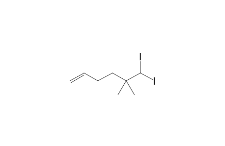 6,6-Diiodo-5,5-dimethyl-1-hexene