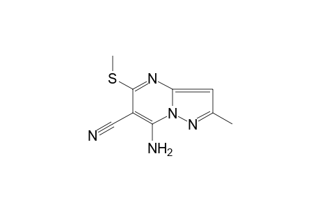 7-amino-2-methyl-5-(methylthio)pyrazolo[1,5-a]pyrimidine-6-carbonitrile