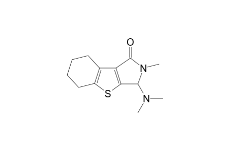 1-dimethylamino-2-methyl-1,2,4,5,6,7-hexahydro-8-thia-2-aza-cyclopenta[a]inden-3-one