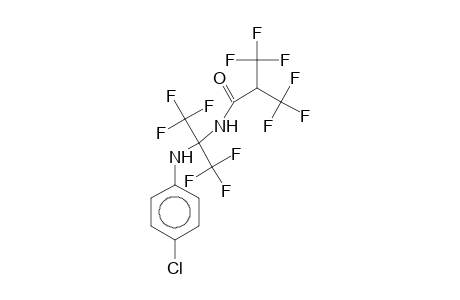 N-[1-(4-Chloroanilino)-2,2,2-trifluoro-1-(trifluoromethyl)ethyl]-3,3,3-trifluoro-2-(trifluoromethyl)propionamide