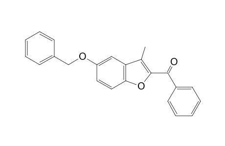 2-benzoyl-3-methyl-5-benzyloxybenzofuran