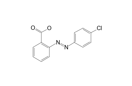 Benzoic acid, 2-[(4-chlorophenyl)azo]-