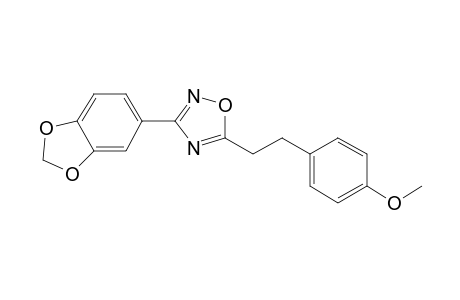 1,2,4-Oxadiazole, 3-(1,3-benzodioxol-5-yl)-5-[2-(4-methoxyphenyl)ethyl]-