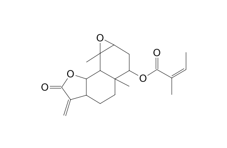 2-Butenoic acid, 2-methyl-, dodecahydro-3a,8c-dimethyl-6-methylene-7-oxooxireno[7,8]naphtho[1,2-b]furan-3-yl ester, [1ar-[1a.alpha.,3.beta.(Z),3a.alpha.,5a.beta.,8a.alpha.,8b.beta.,8c.alpha.]]-