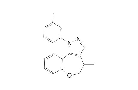 1-(3"-Methylphenyl)-4,5-dihydro-1H-[1](4'-methyl)benzoxepino[5,4-c]pyrazole