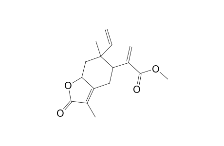 5-Benzofuranacetic acid, 6-ethenyl-2,4,5,6,7,7a-hexahydro-3,6-dimethyl-.alpha.-methylene-2-oxo-, methyl ester