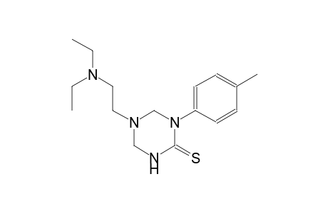 5-[2-(diethylamino)ethyl]-1-(4-methylphenyl)tetrahydro-1,3,5-triazine-2(1H)-thione