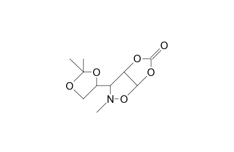 6-(3,3-Dimethyl-2,4-dioxolanyl)-7-methyl-7-aza-2,4-dioxa-3-dioxo-bicyclo(3.3.0)octane