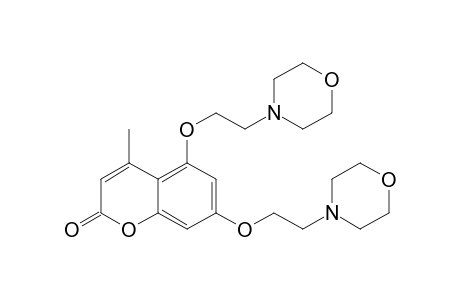 5,7-bis(2-morpholinoethoxy)-4-methylcoumarin