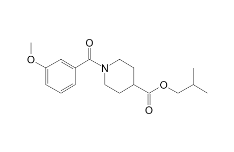 Isonipecotic acid, N-(3-methoxybenzoyl)-, isobutyl ester