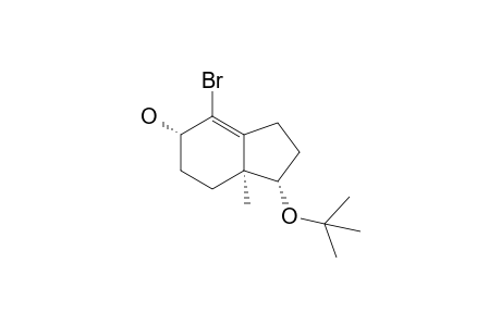 (-)-(1S,5S,7aS)-4-Bromo-1-tert-butoxy-7a-methyl-2,3,5,6,7,7a-hexahydro-1H-inden-5-ol