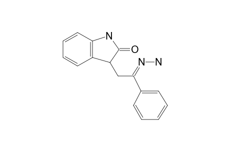 2-Indolinone, 3-phenacyl-, 3-hydrazone