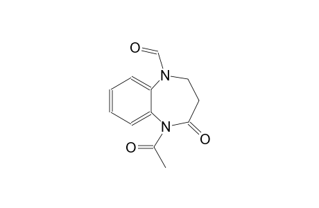 5-acetyl-4-oxo-2,3,4,5-tetrahydro-1H-1,5-benzodiazepine-1-carbaldehyde