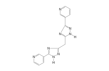 3-(3-pyridyl)-5-{[5-(3-pyridyl)-s-triazol-3-yl]methyl}-s-triazole