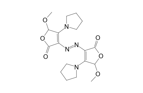 3,3'-Azo-5-methoxy-4-(1'-pyrrolidinyl)-2(5H)-furanone