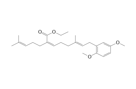 (2Z,6E)-8-(2,5-dimethoxyphenyl)-6-methyl-2-(4-methylpent-3-enyl)octa-2,6-dienoic acid ethyl ester