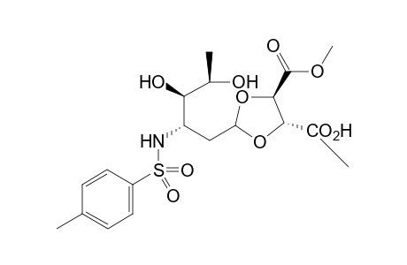 4,5-Dihydroxy-3-tosylamino-D-xylo-hexanal-((2R,3R)-tartaricacid-dimethylester-acetal)