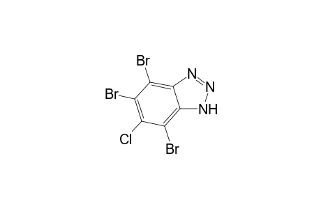 1H-1,2,3-Benzotriazole, 4,5,7-tribromo-6-chloro-