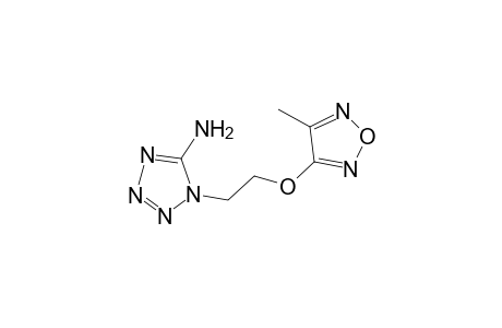 1-[2-[(4-methyl-1,2,5-oxadiazol-3-yl)oxy]ethyl]-1,2,3,4-tetrazol-5-amine