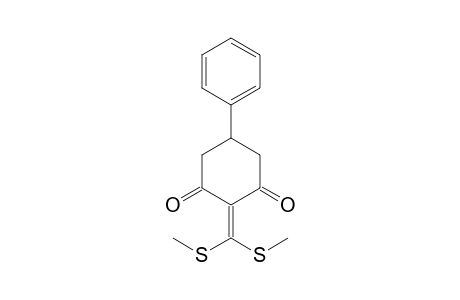 2-[bis(methylsulfanyl)methylene]-5-phenyl-cyclohexane-1,3-dione