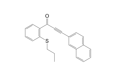 3-(Naphthalen-2-yl)-1-[2-(propylthio)phenyl]prop-2-yn-1-one