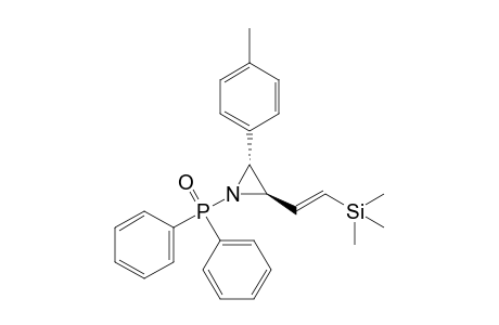 N-DIPHENYLPHOSPHINOYL-2-(BETA-TRIMETHYLSILYL)-VINYL-3-(PARA-METHYL)-PHENYL-AZIRIDINE