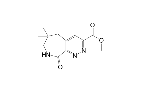 2-Carbomethoxy-5-oxo-8,8-dimethyl-6,7,8,9-tetrahydroazepino[3,4-c]pyridazine