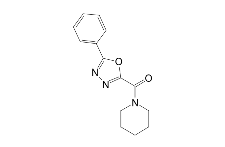 (5-Phenyl-1,3,4-oxadiazol-2-yl)(piperidin-1-yl)methanone